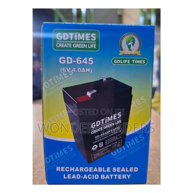 6v 4a Power Peak Sealed Lead Acid Battery
