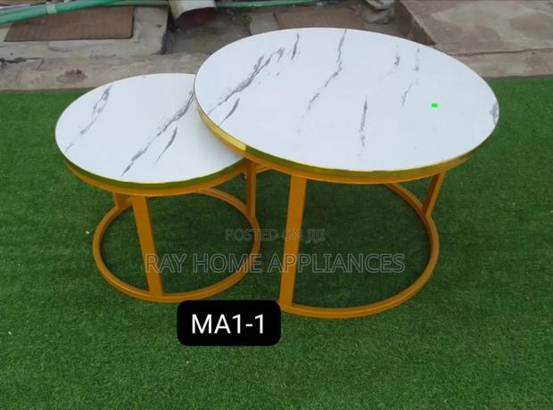 Nesting Coffee Table Marble Effect (Mdf) - main view