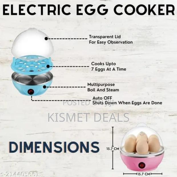 Electric 7pc Egg Poacher 7 Egg Boiler