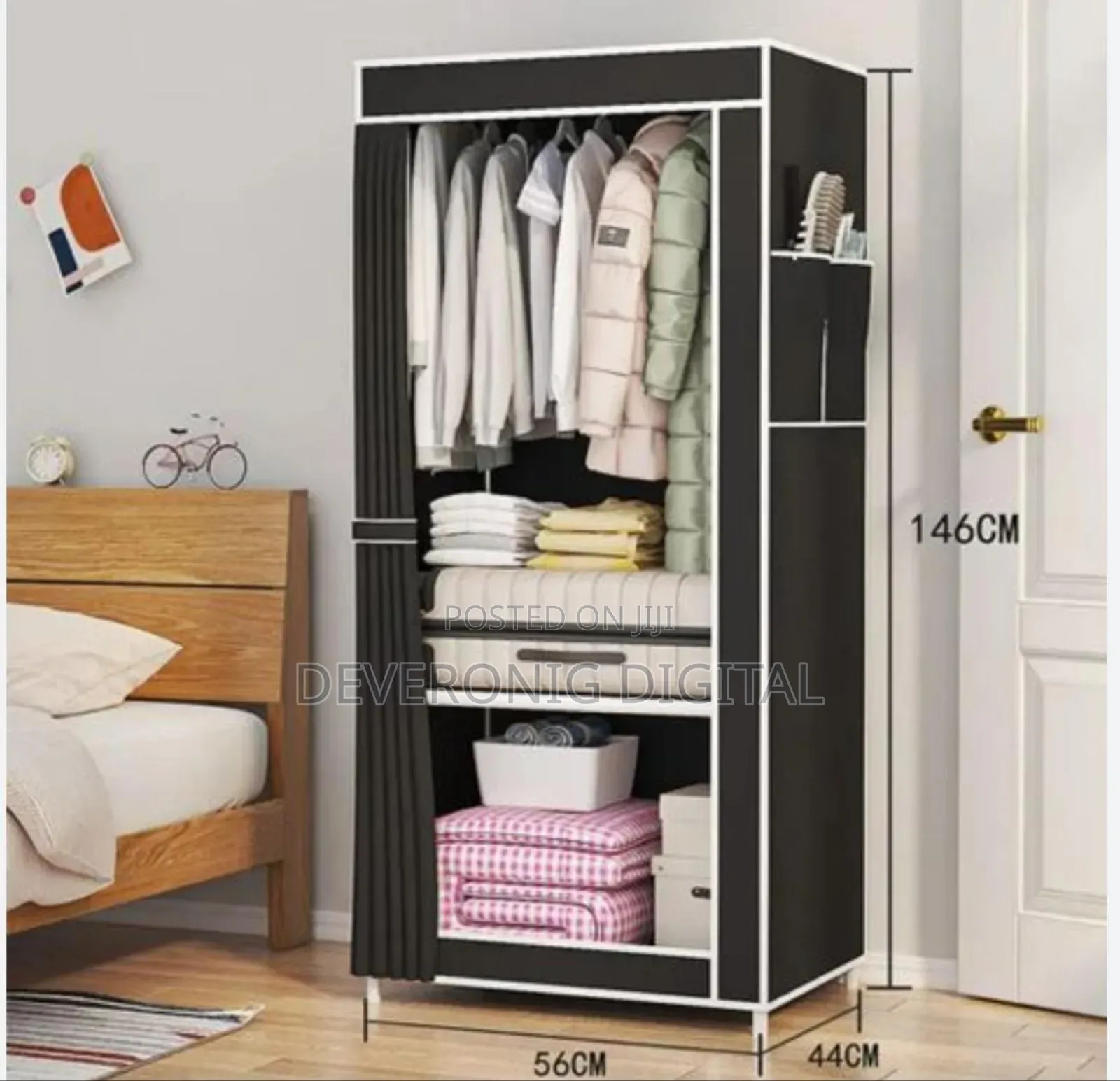 *Single Column Metallic Wardrobes*