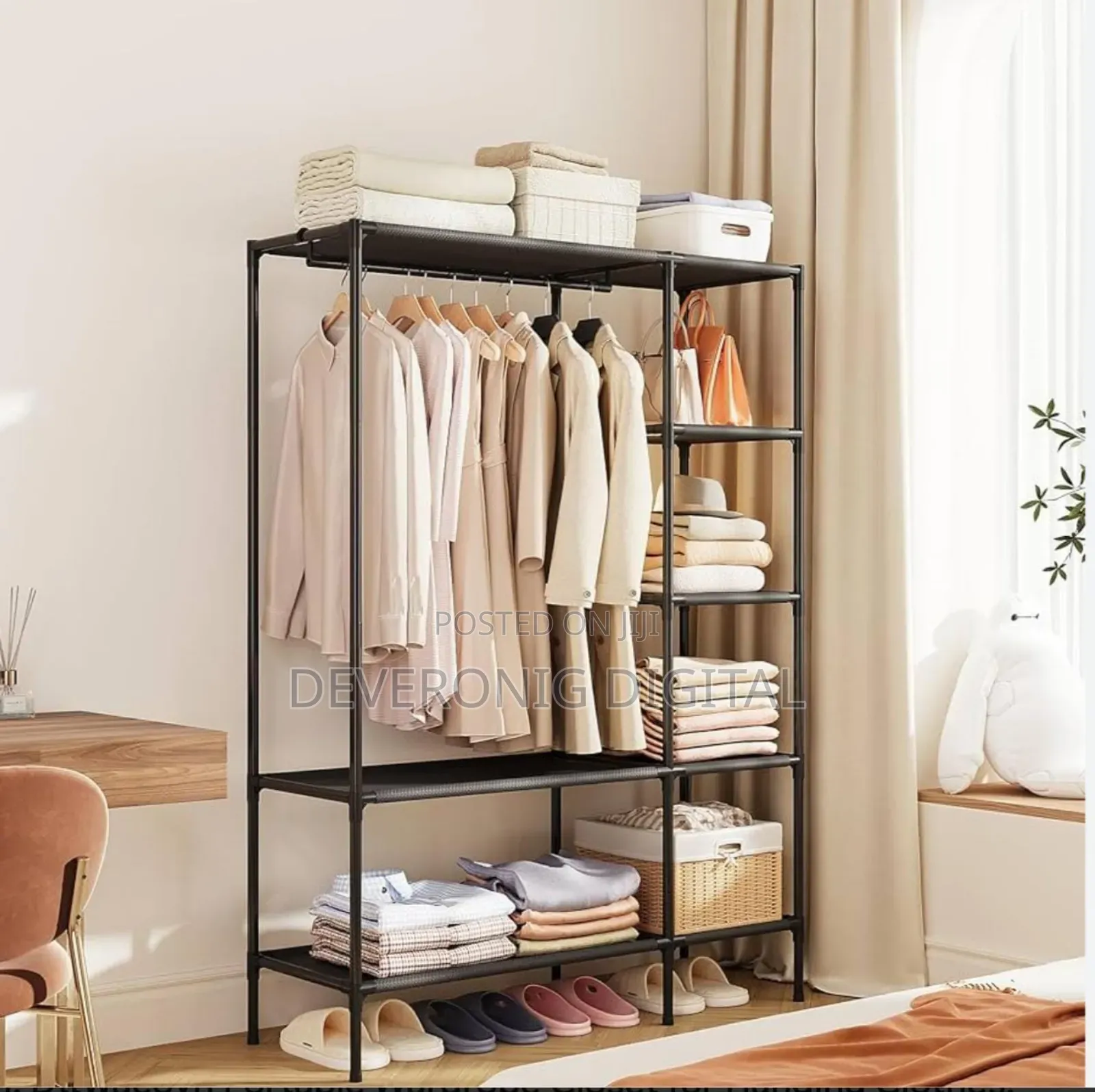 Open Metallic Wardrobes