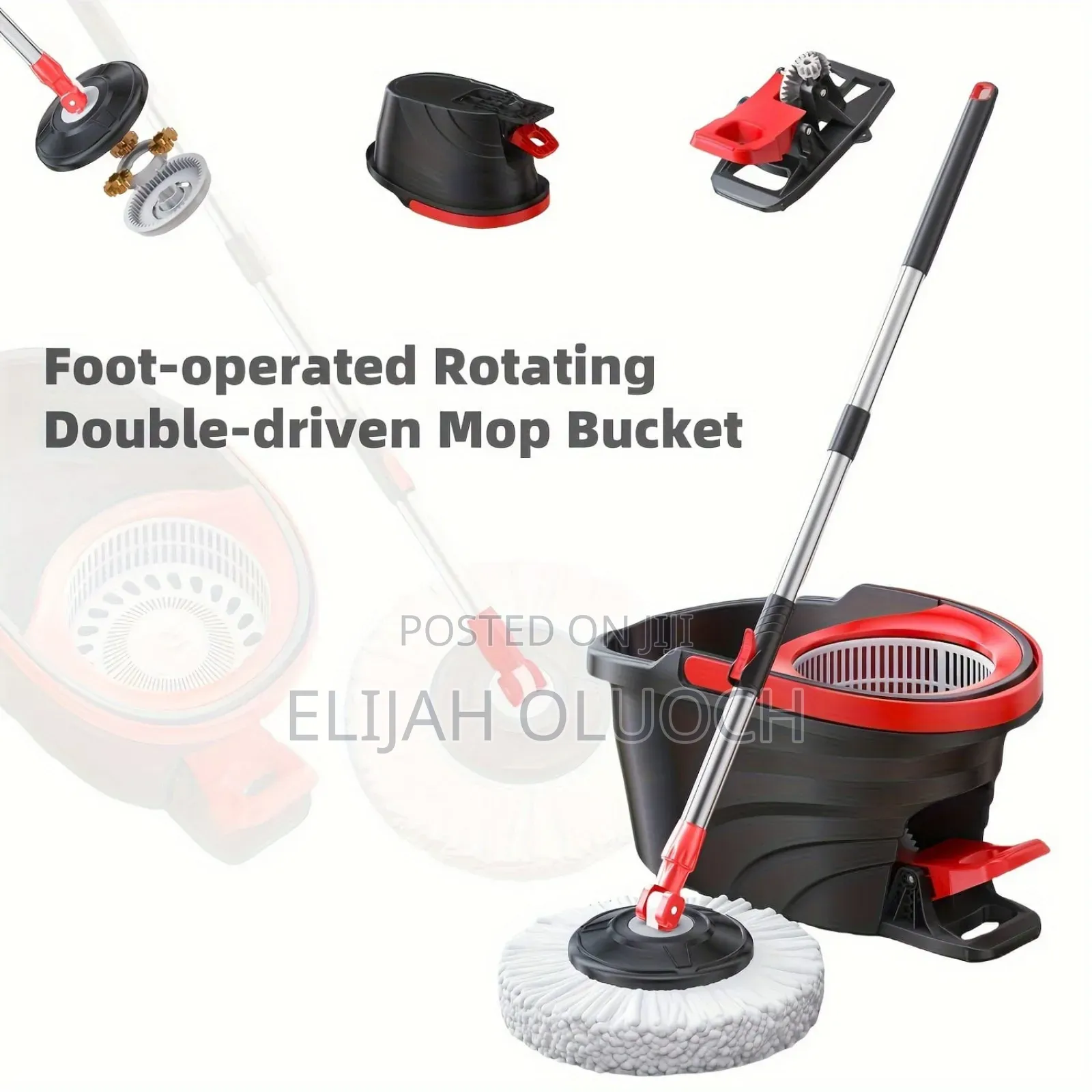 12l Bucket Foot Pedal Spin Mop (Rotary Mop) Now Available