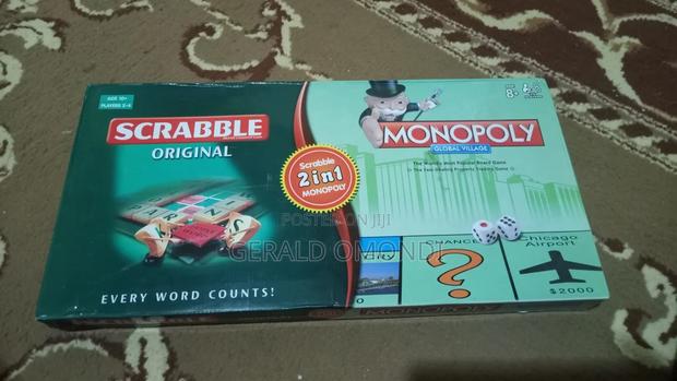 Monopoly and Scrabble 2 in 1 Game Kit