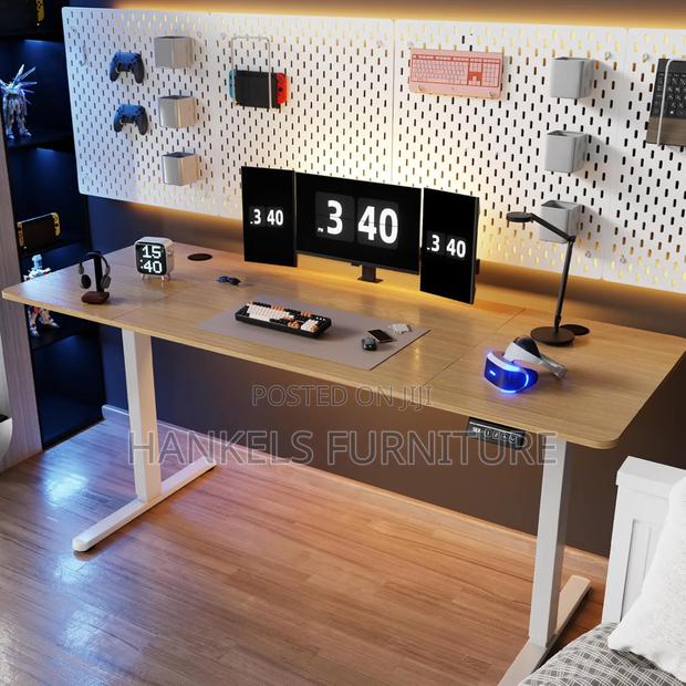 160 Cm Electric Adjustable Desk – Modern Office Home