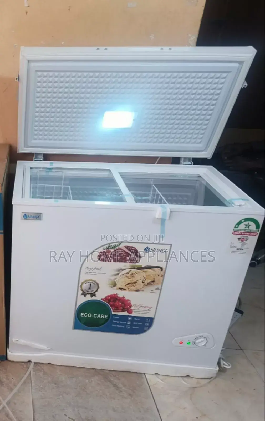 Nunix Deep Chest Freezer 200litres