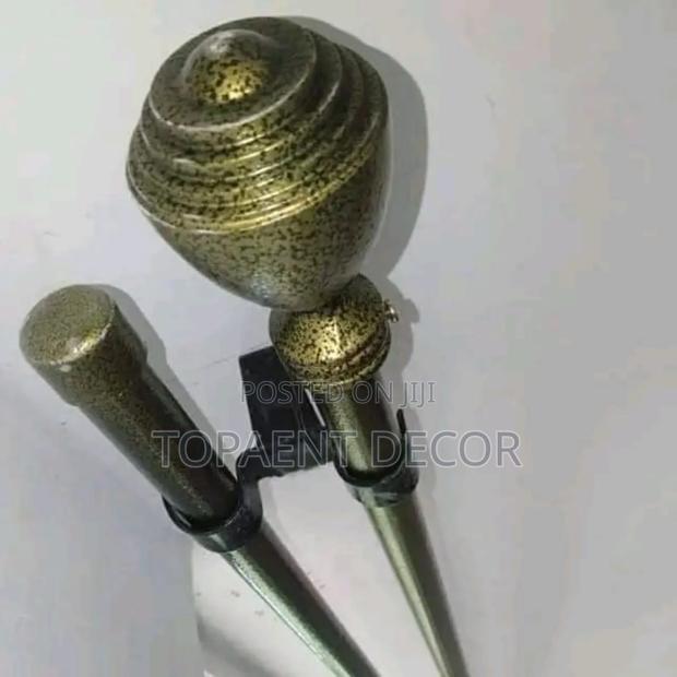 Antic Gold ,Easy Installation Powder Coated Curtain Rods