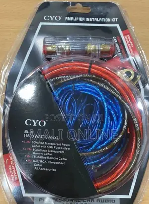 Cyo 1500w Car Amplifier Installation Wiring Kit 8awg Power Ground Rca