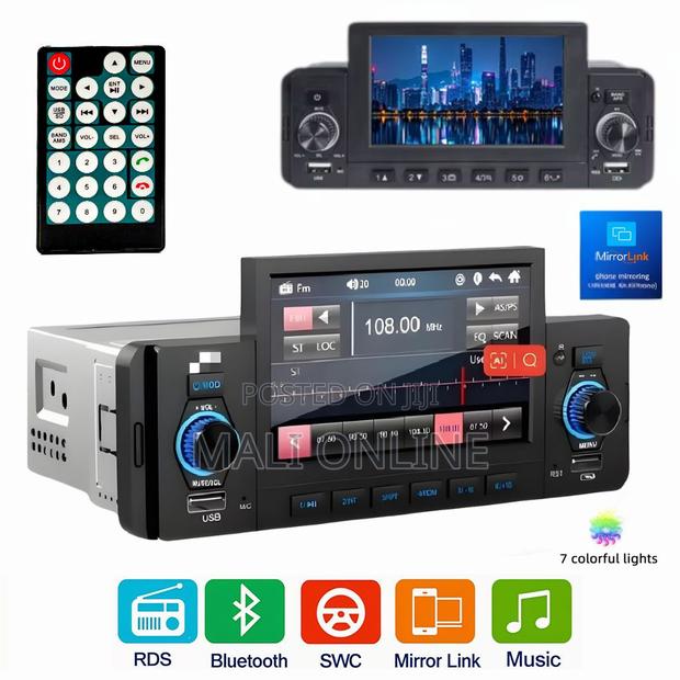 4.3 Inch Bluetooth Car Mp5 Player Touchscreen Stereo With Mirrorlink - main view