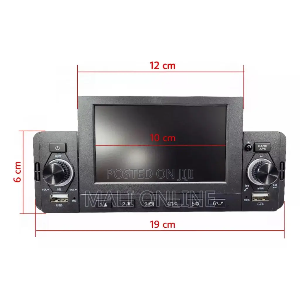 4.3 Inch Bluetooth Car Mp5 Player Touchscreen Stereo With Mirrorlink