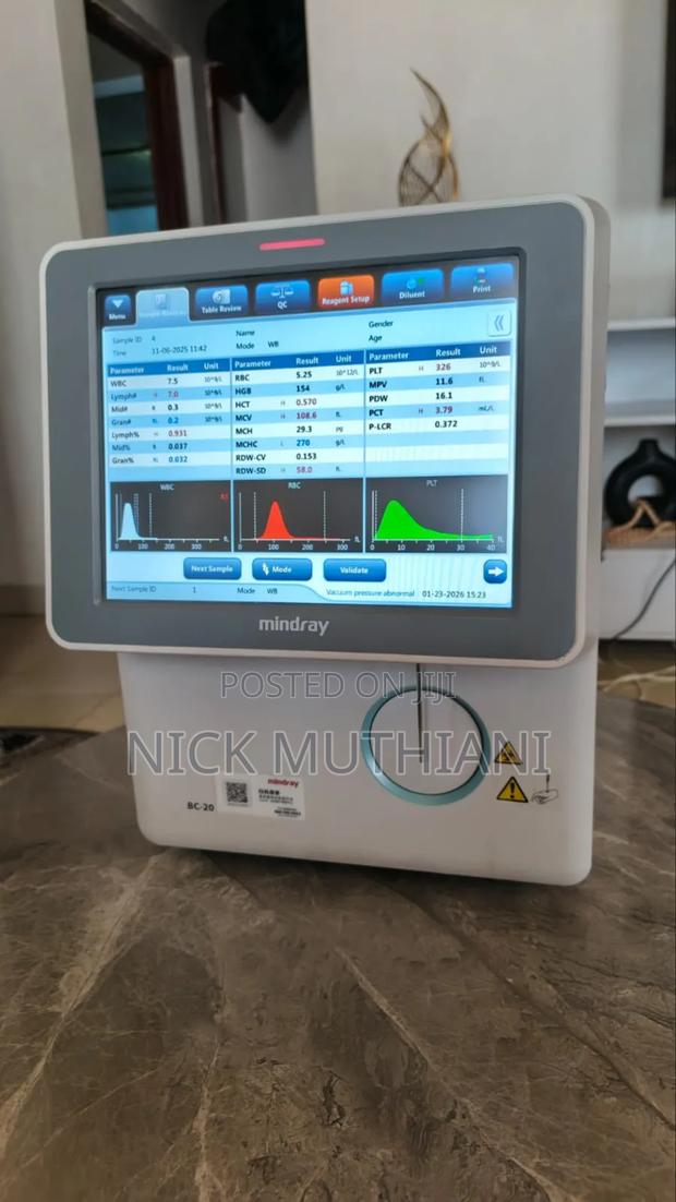Mindray Bc 20 Haematology Analyzer