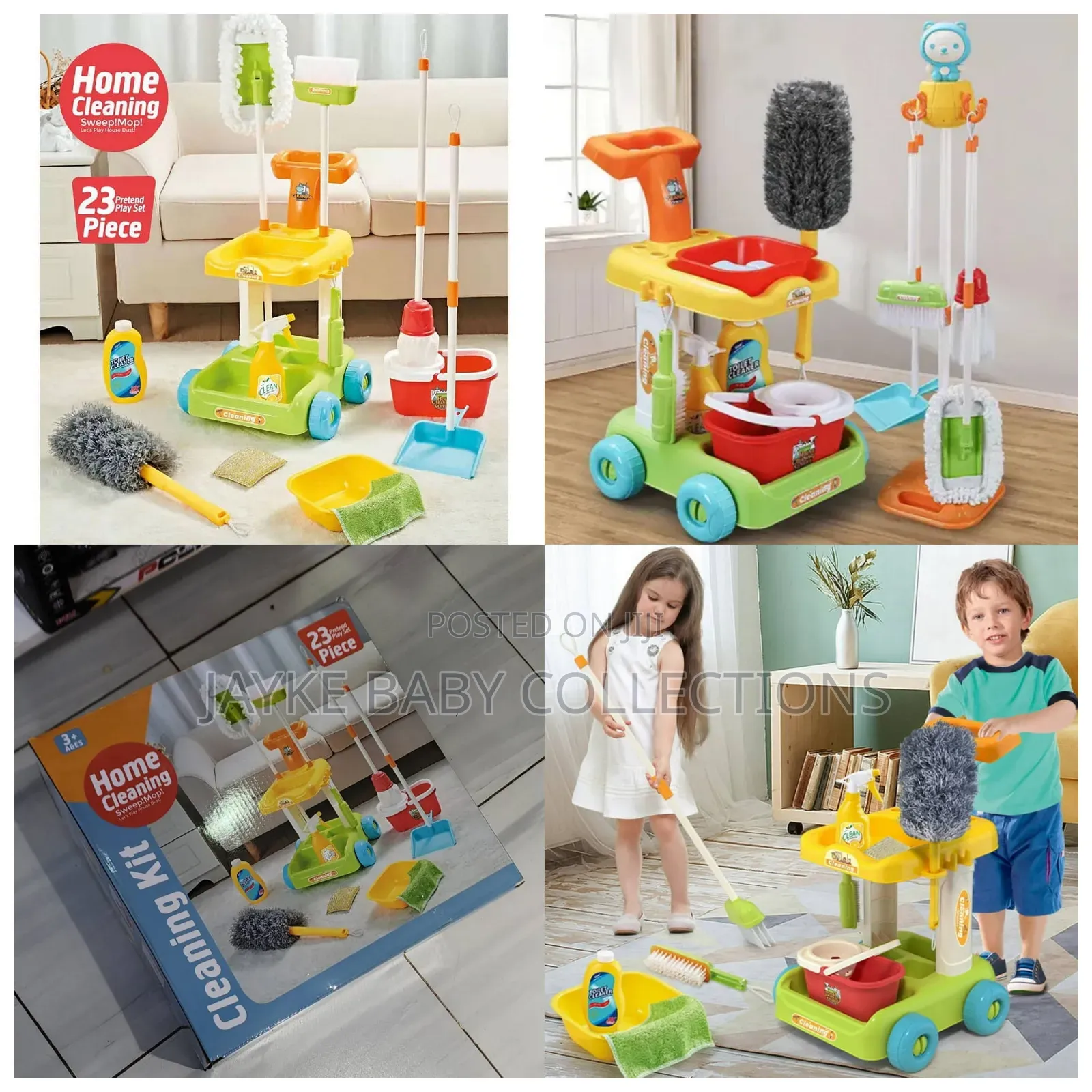 Kids Cleaning Play Set | Ages 3+ | Imaginative Role Play