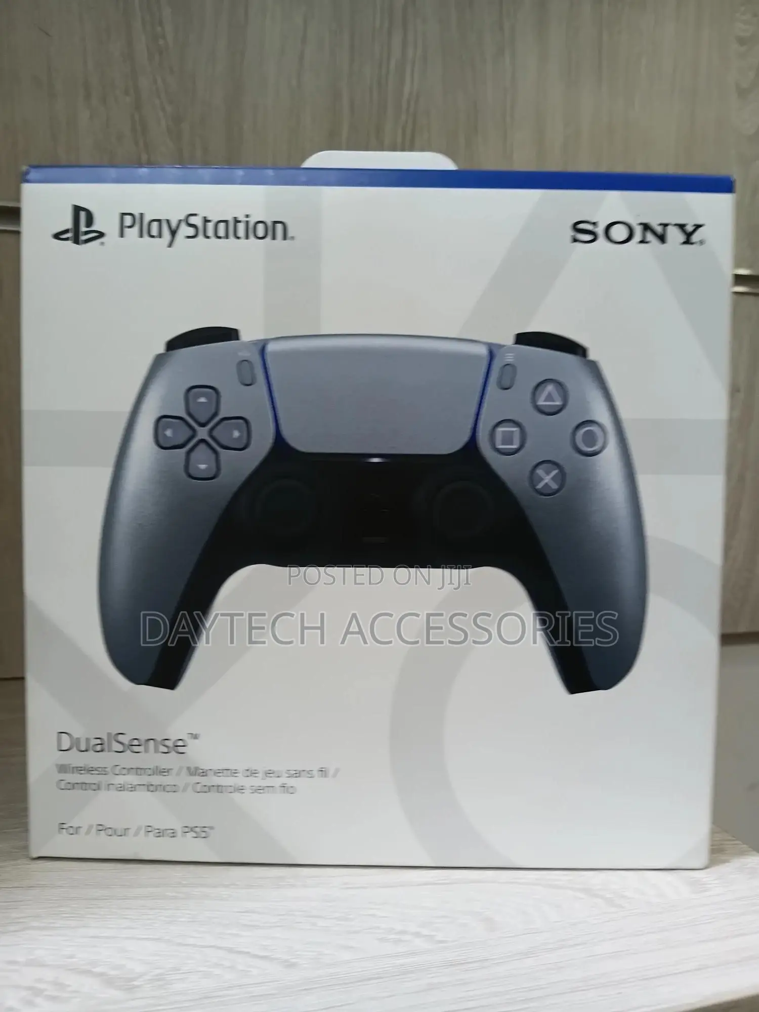 Sony Playstation 5 Dualsense Wireless Controller in Sterling Silver.