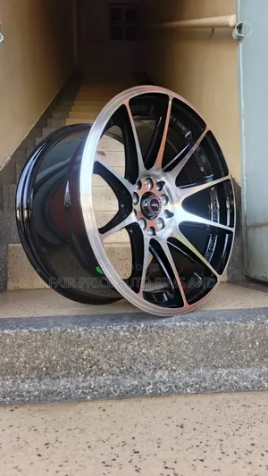 Size 17 Black Silver Sports Rims