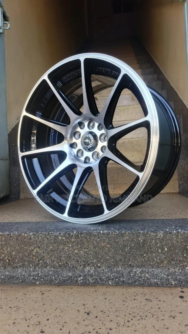 Size 17 Black Silver Sports Rims - thumbnail 5