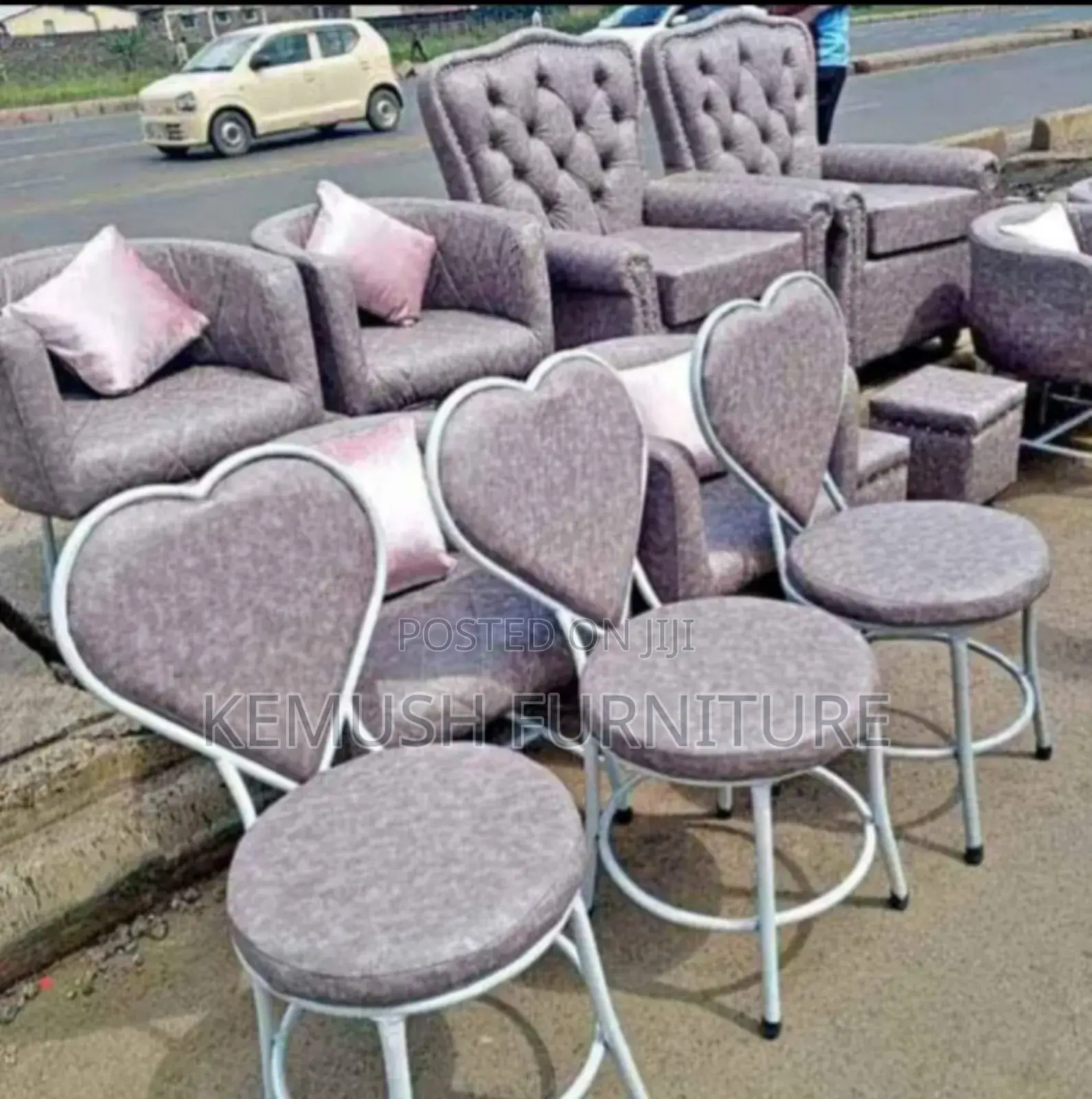 Love Seats Gray In Colour