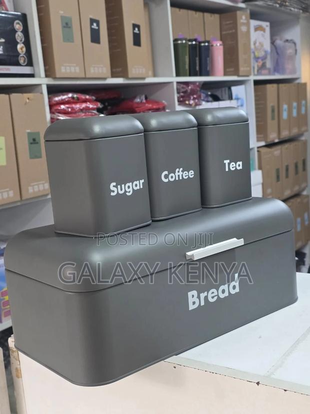 Bread Bin With Three Canister Set - thumbnail 6
