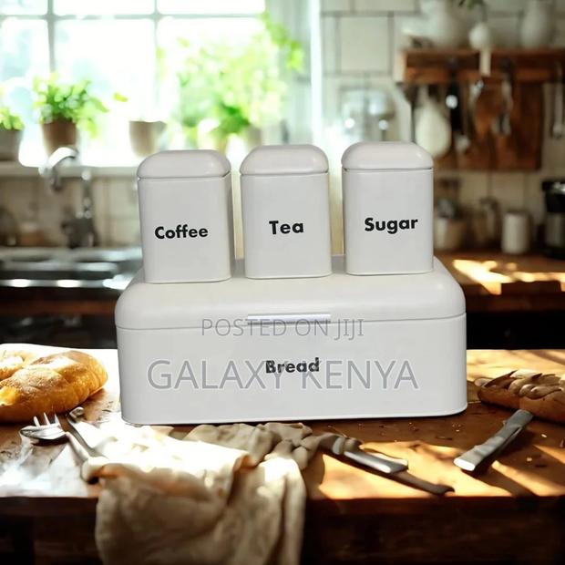 Bread Bin With Three Canister Set - thumbnail 8