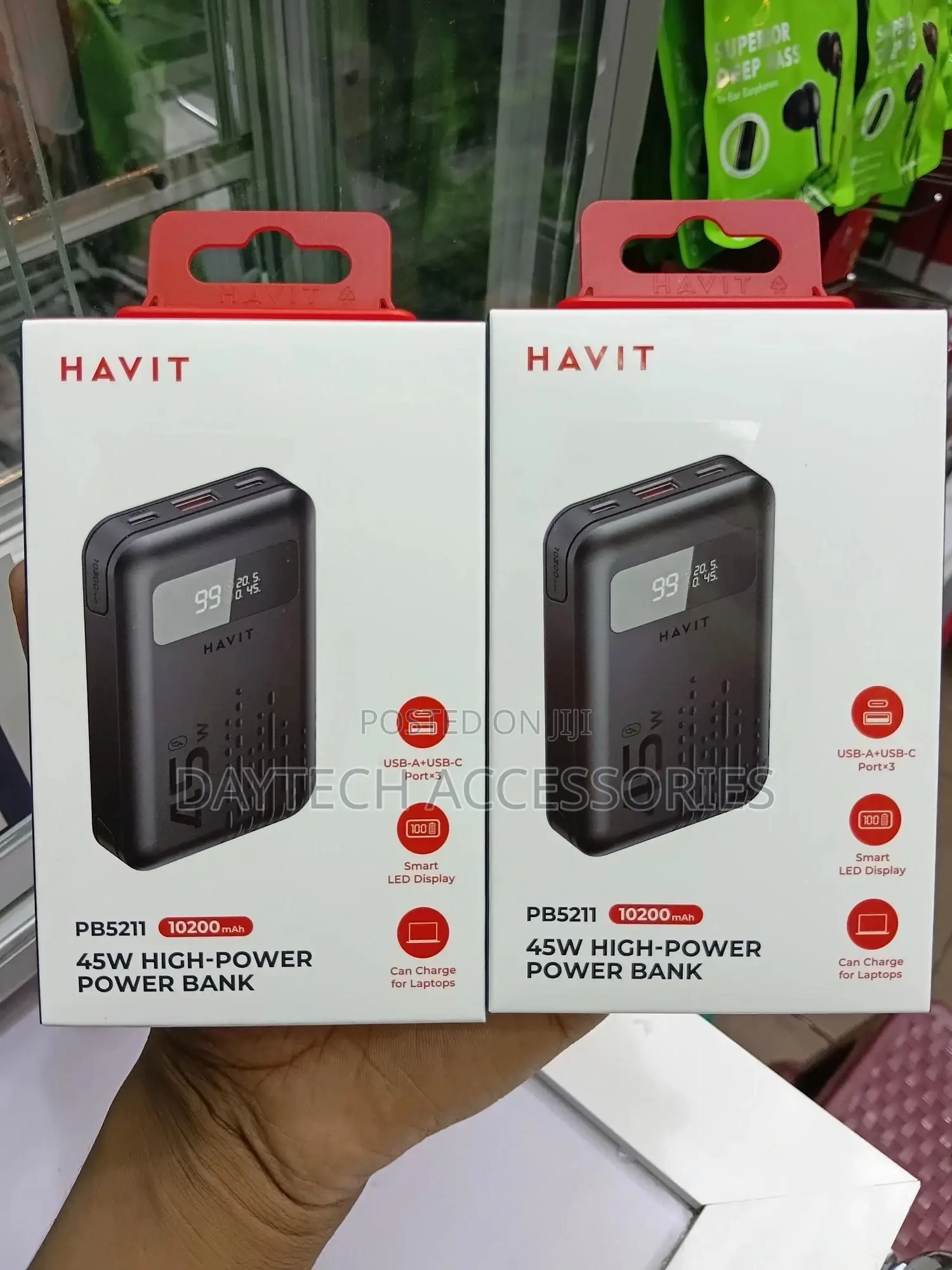 Havit Pb5211 45w Fast Charging Power Bank – 10200mah