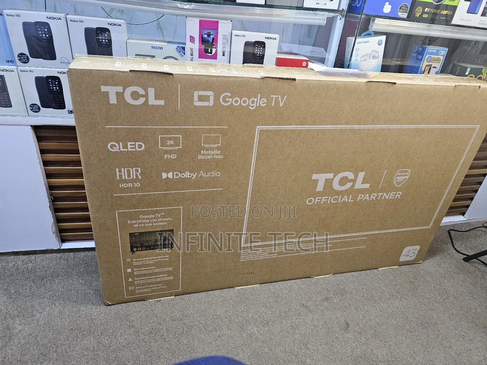 TCL 43′′ S5k Qled FHD Google TV – 43s5k (2025