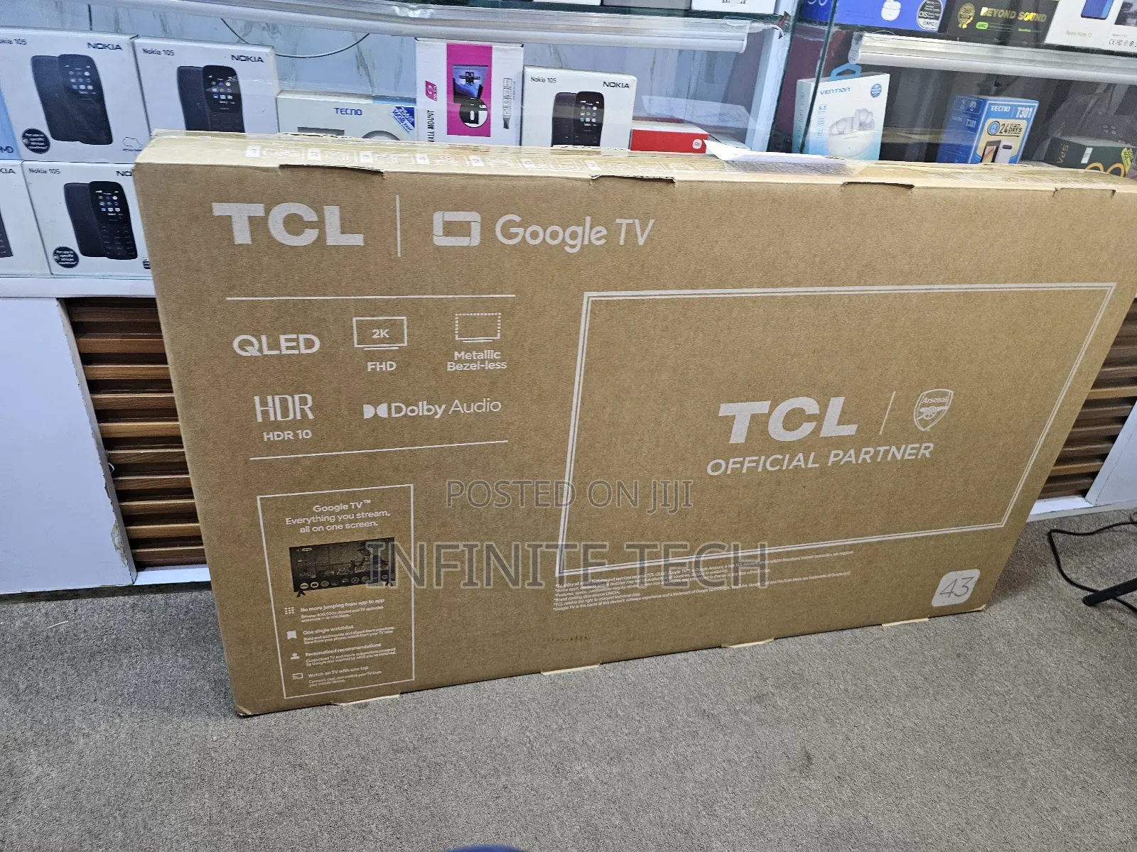 TCL 43′′ S5k Qled FHD Google TV – 43s5k (2025