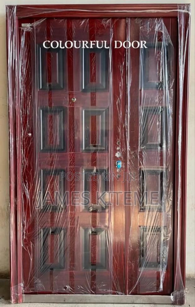 Natural Wood -Look Steel Doors