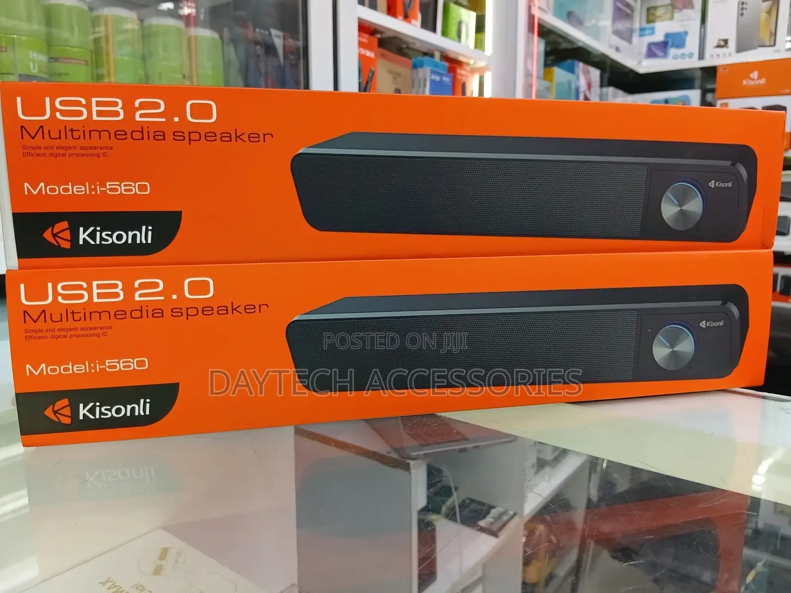 This Is a Kisonli I-560 Usb 2.0 Multimedia Speaker.