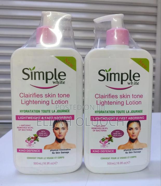 Simple White Lightening Lotion-500ml - main view