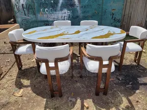 Dining Set a Durable Wooden 6 Seater Dining Set Readily Available