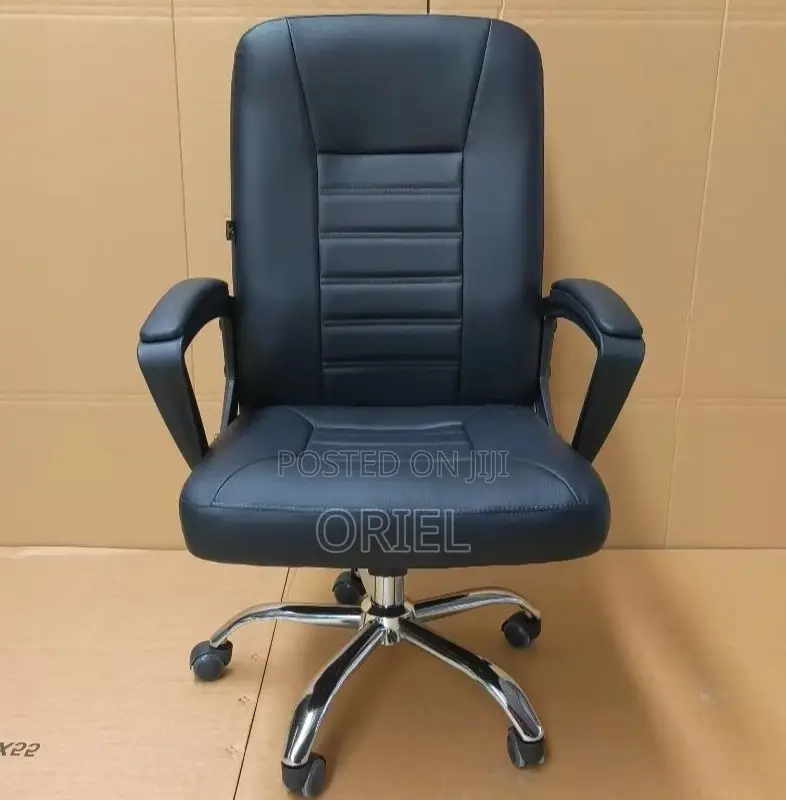 Modern Office Leather Chair : Executive Mid-back Office Chair