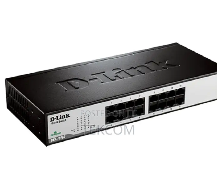 Dlink 10/100m 16-port Fast Ethernet Unmanaged Desktop Switch