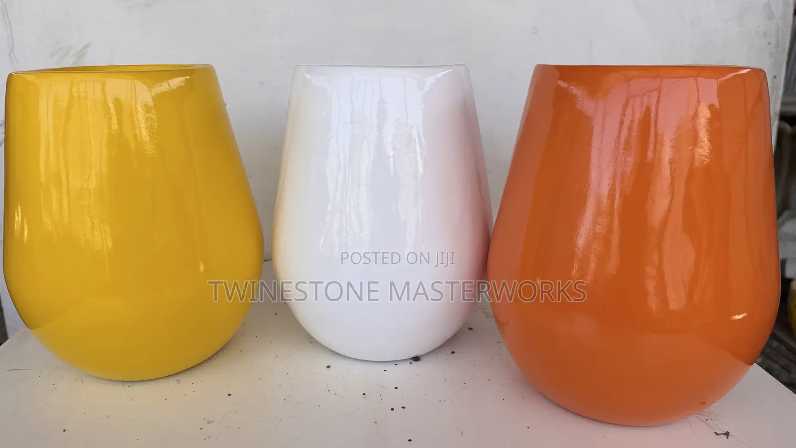 Fibeglass Flower Pots