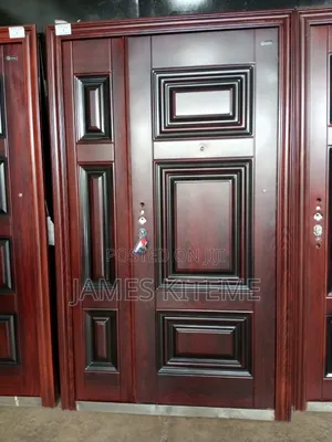 Sleek Steel Doors Design