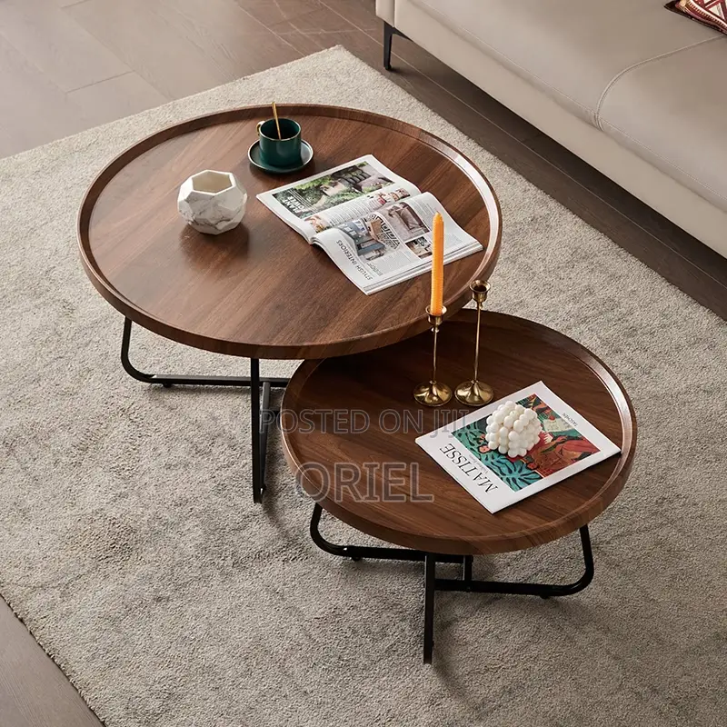 Modern Coffee Table : Elemental Black Geena Coffee Tables