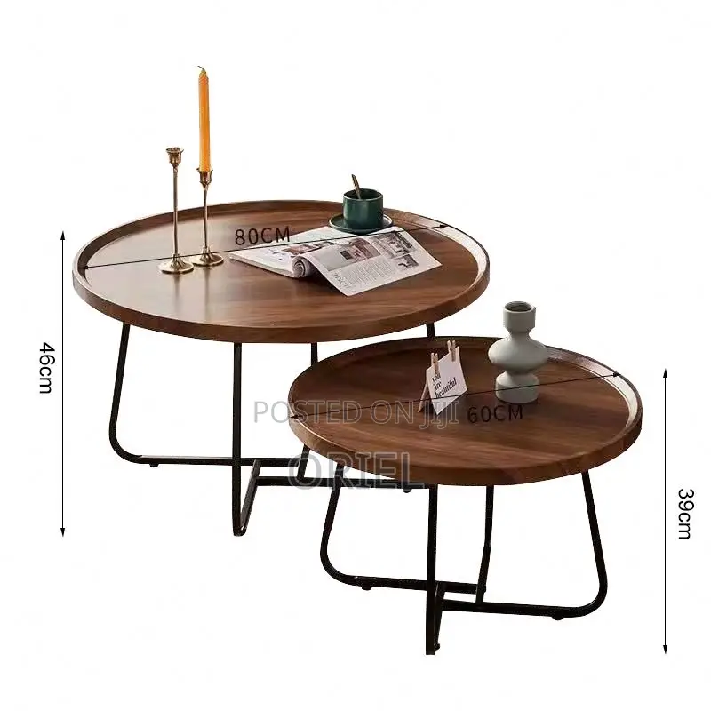 Modern Coffee Table : Elemental Black Geena Coffee Tables