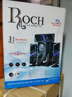 Roch 3.1ch Home Theatre System - Crisp Sound Deep Bass!