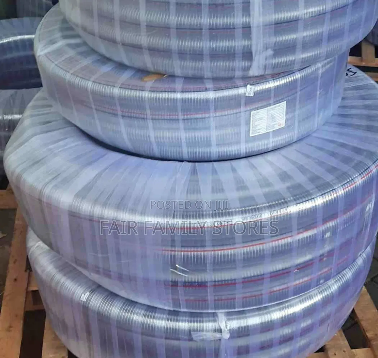 Clear Steel Suction Pipe 3inches By 30 Meters