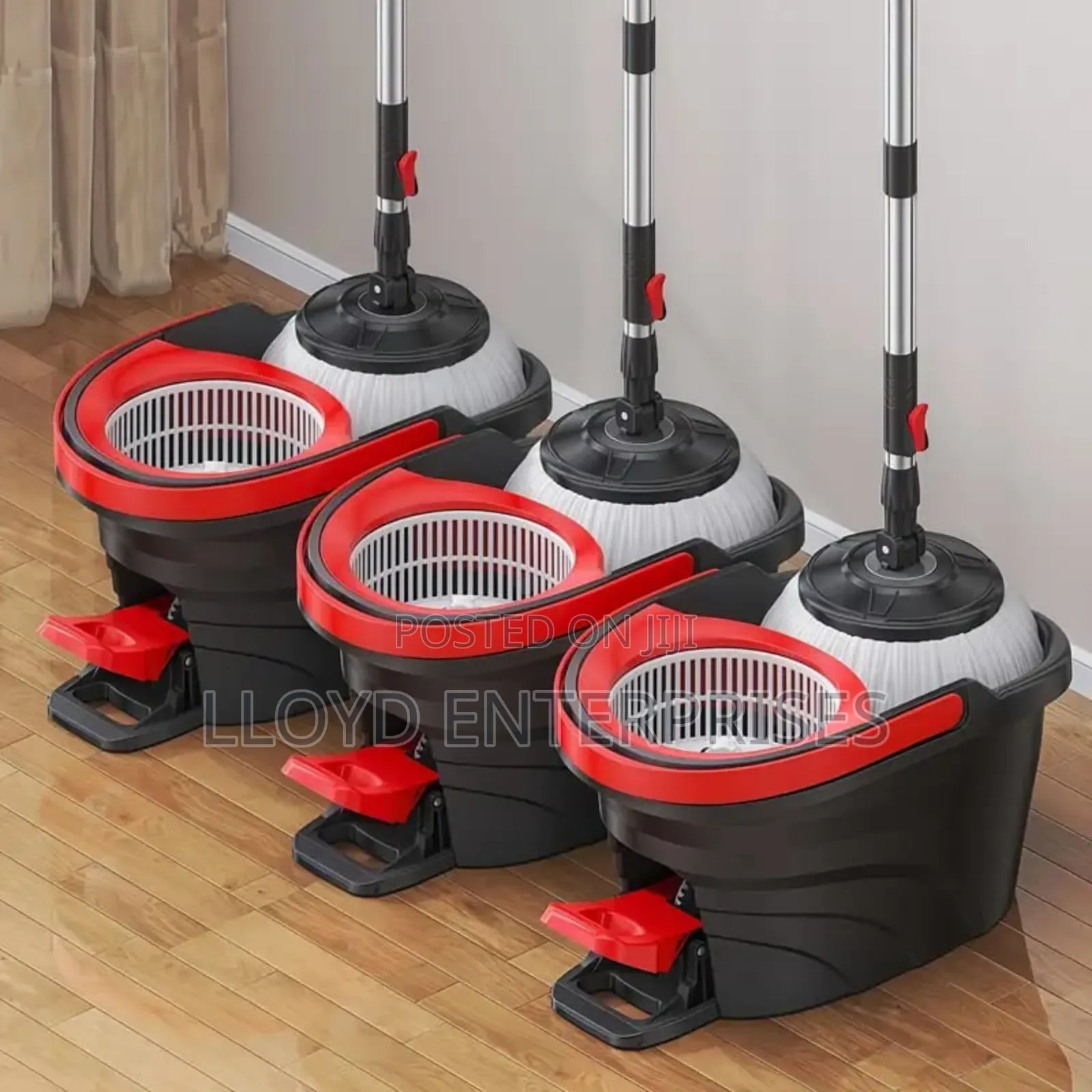 Digital Foot Press Spin Mop