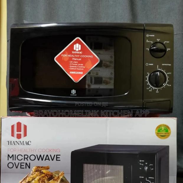 Hanmac 20l Manual Black Microwave (3 Years