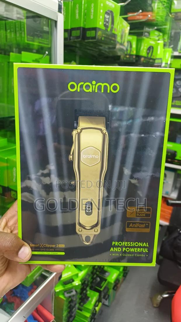 Oraimo Smart Clipper 2 Gold (Opc-Cl30g) – Rechargeable Hair Clipper