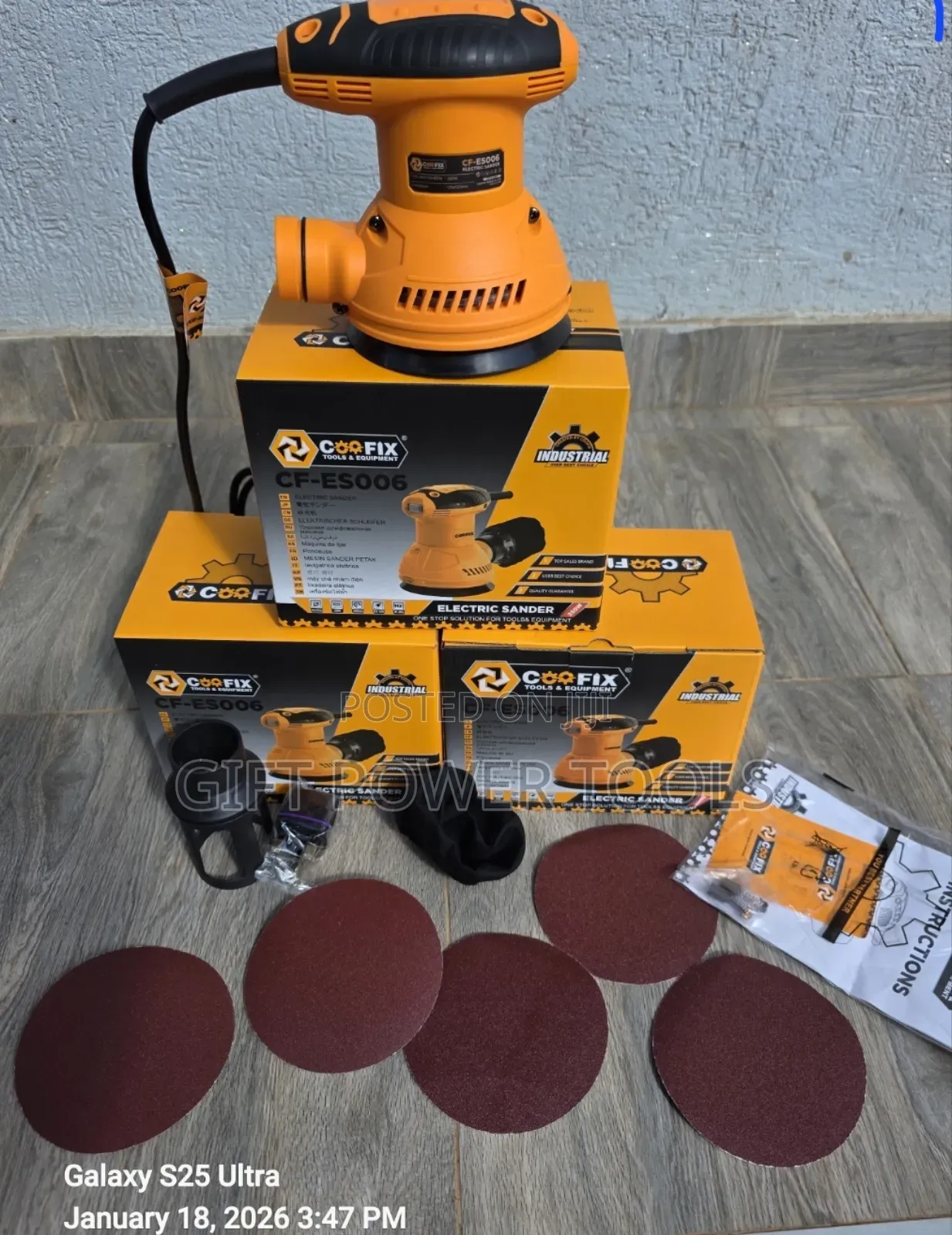 Coofix Orbital Sander 360w/Electric Orbital Sander