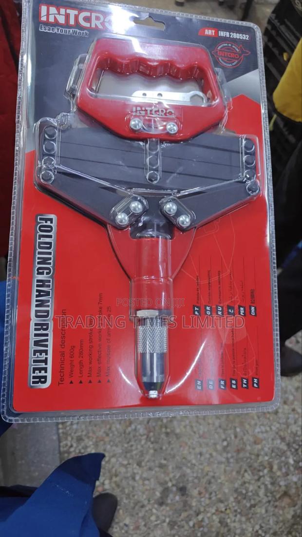 Folding Rivet Gun Large