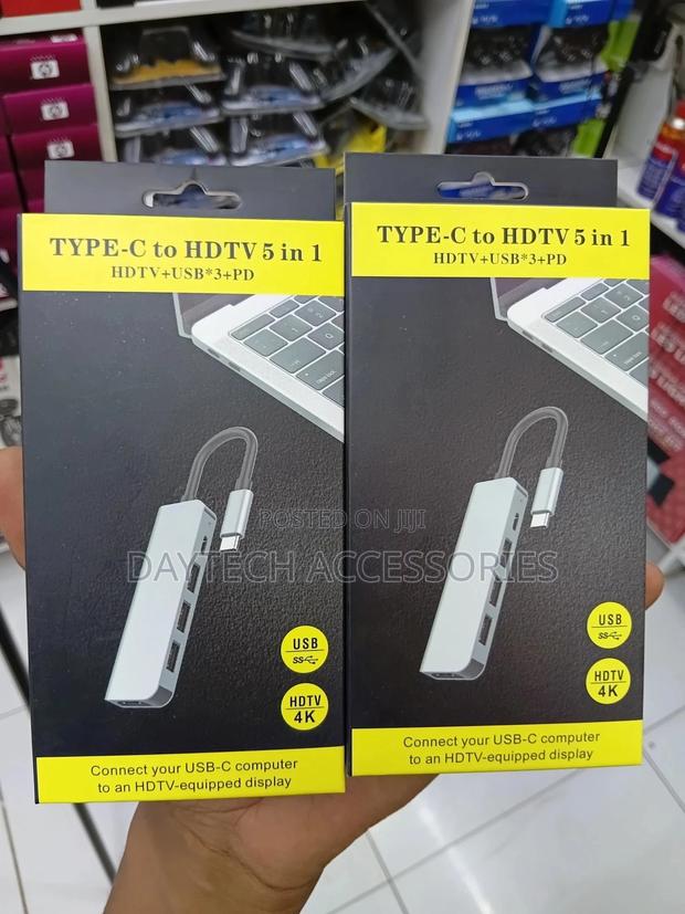 This Is a 5-in-1 Usb-C to HDTV Adapter Hub.
