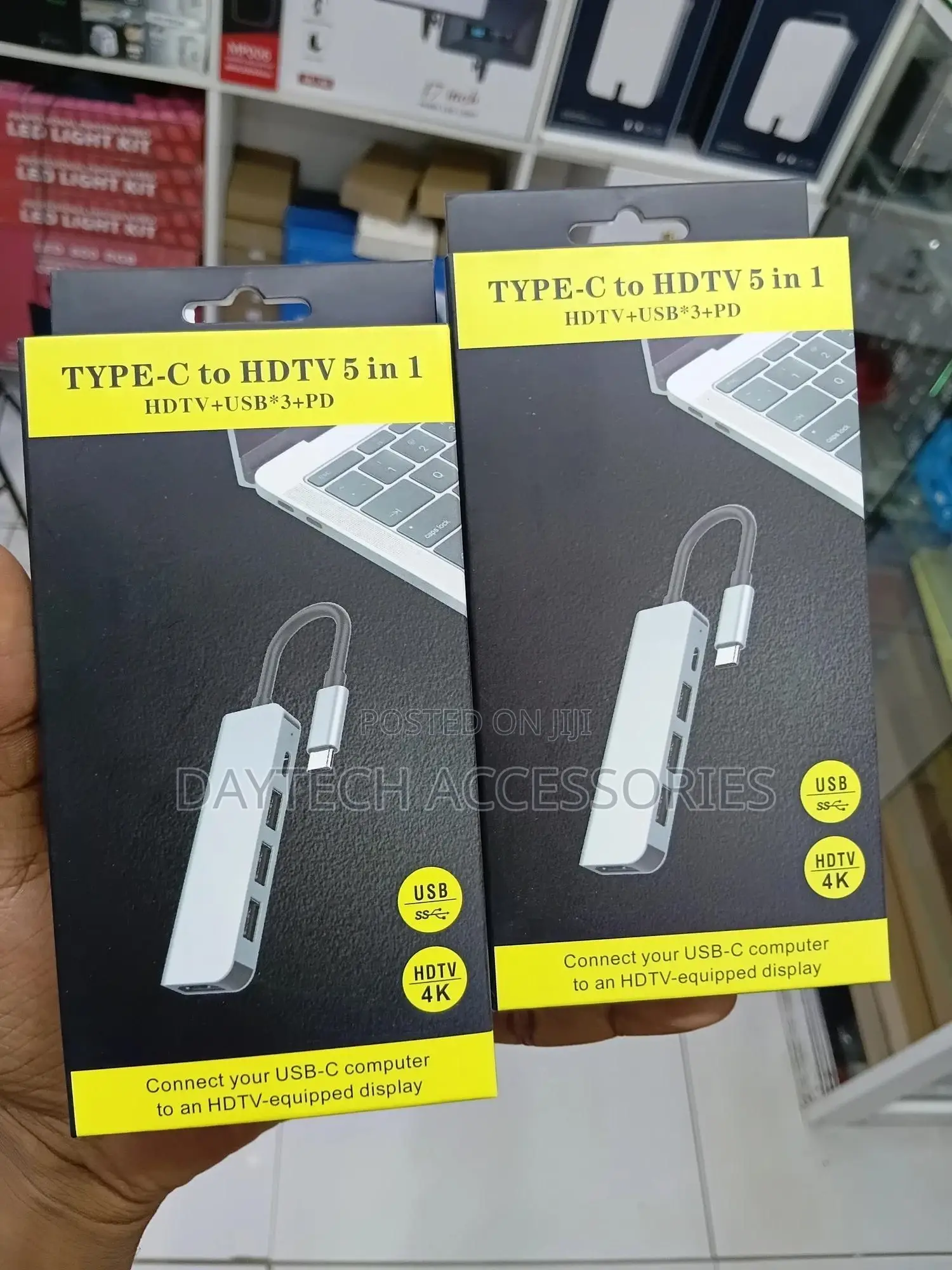 This Is a 5-in-1 Usb-C to HDTV Adapter Hub.