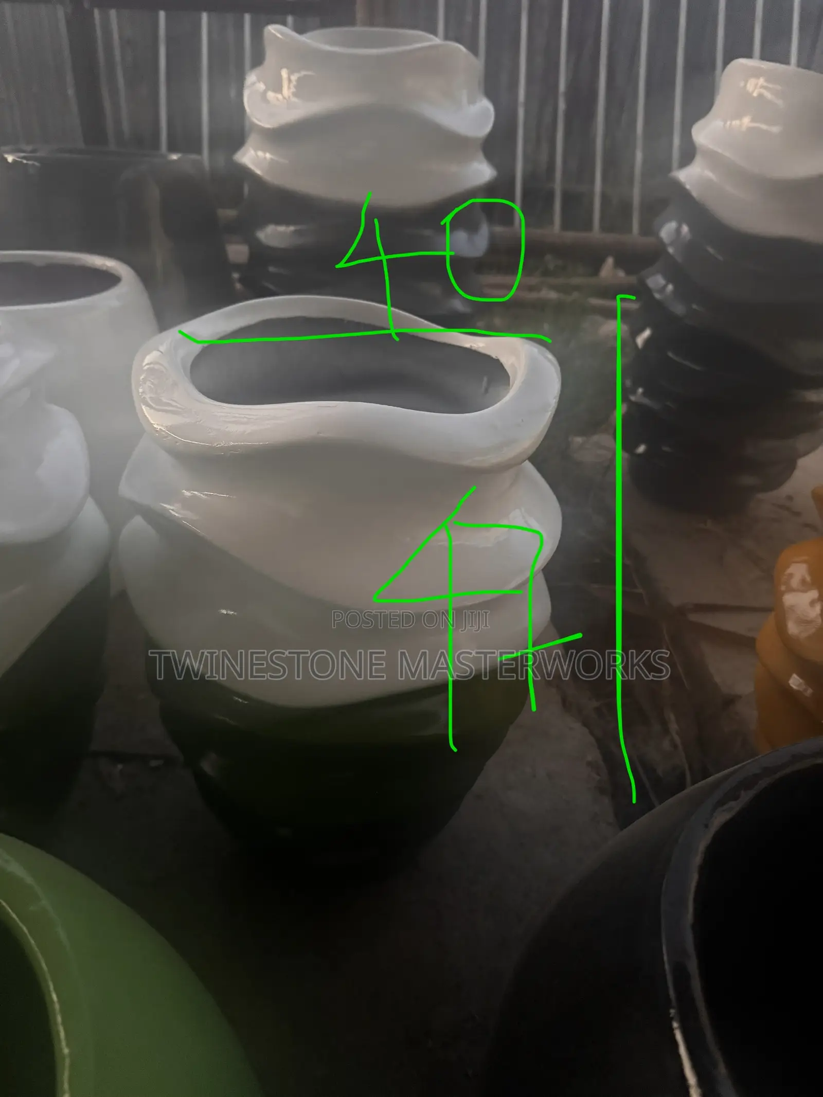 Fibeglass Flower Pots
