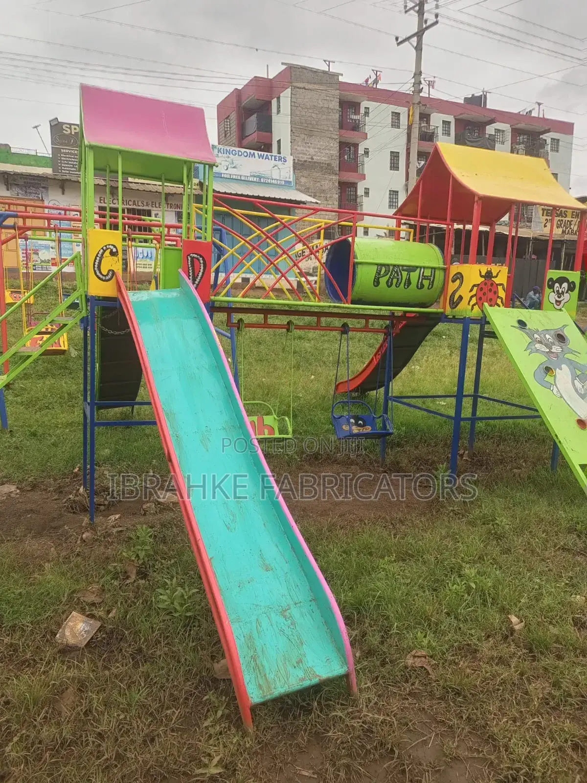 Slide and Swing Set