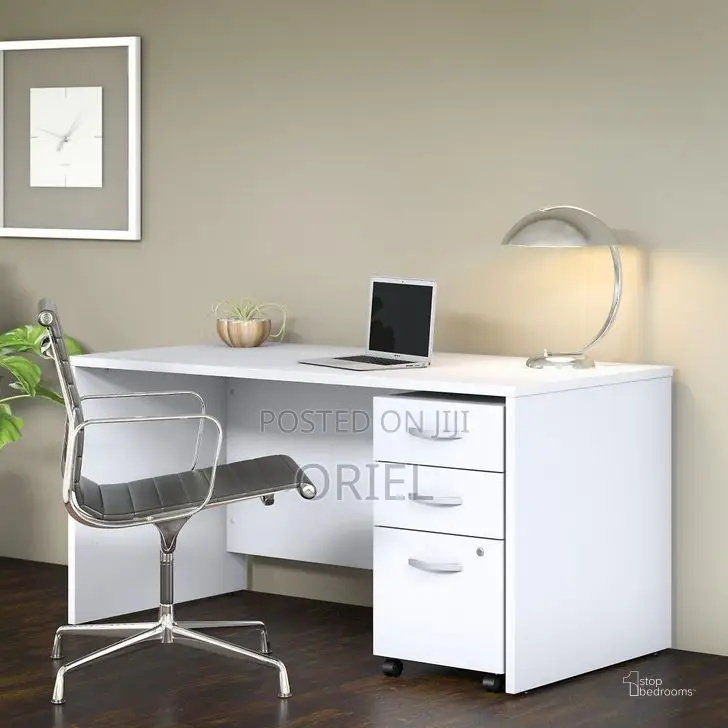 Modern Study Desk : 3-Drawer Home Office Study Desk