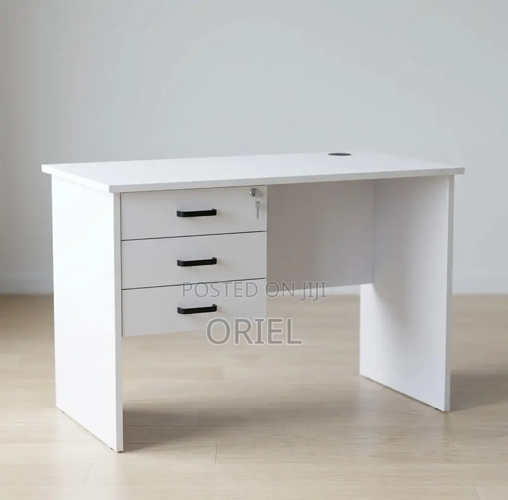 Modern Study Desk : 3-Drawer Home Office Study Desk