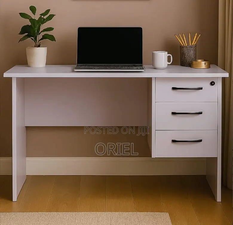 Modern Study Desk : 3-Drawer Home Office Study Desk