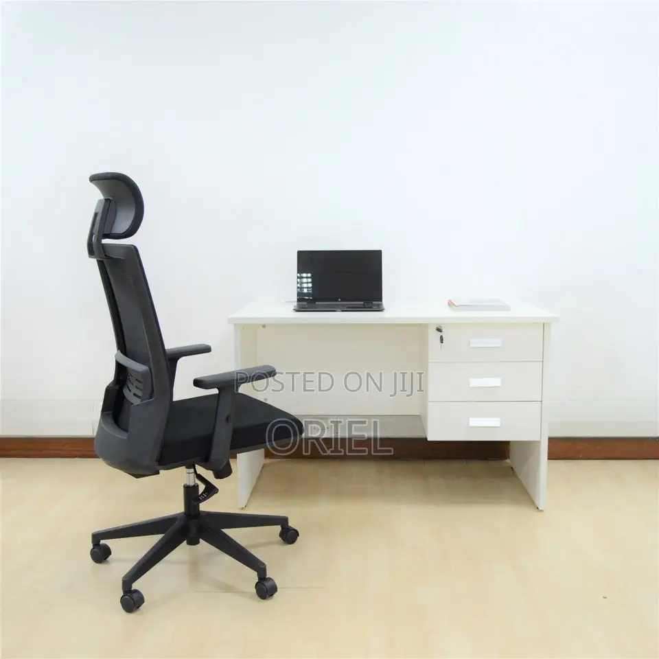 Modern Study Desk : 3-Drawer Home Office Study Desk