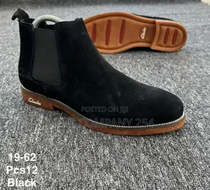 Quality Casual Leather Sued Men Rubber Sole Shoes
